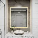 Зеркало со встроенной подсветкой One mirror 11090бст 90x110 см
