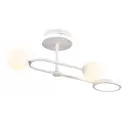 Люстра на штанге Ambrella light Fl66221 с пультом управления 3 лампы 18 м² цвет белый