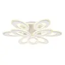 Люстра потолочная светодиодная Ambrella light Acrylica FA8933 с пультом управления 72.77 м² регулируемый белый свет цвет хром белый