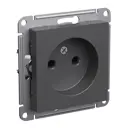 Розетка встраиваемая Systeme electric AtlasDesign ATN001441 цвет базальт