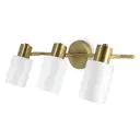 Светильник спот поворотный Ambrella Light TR3972 3 лампы 12 м² цвет белый/латунь
