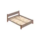 Кровать Solarius Мишка орто основание 130 x 80 x 210 см дерево цвет мокко мусс;темный дуб