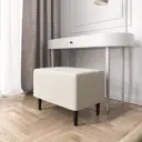 Пуф велюр Salon Tron Будапешт puf_budapest_01 40x60 см белый