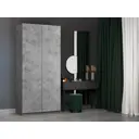 Шкаф распашной Мебельная компания е1 LCK_GR_1000_BT 101x220x52.5 см бетон ЛДСП