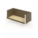 Кровать Solarius Тахта сплошное основание kor100-180bel-full 110 x 101 x 190 см дерево цвет коричневый, белый