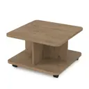 Журнальный столик квадратный Alsav 21BALANCE.001 Teakwood 640x640x400 мм бежевый