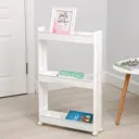 Стеллаж с полками Idea 50x75x14 см нагрузка до 20 кг пластик цвет белый