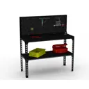 Стол-верстак Metalex 117206 950x1700x500 мм, максимальная нагрузка до 260 кг, с комплектом аксессуаров