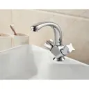 Смеситель для раковины Ledeme 30129 двухвентильный цвет хром