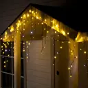 Электрогирлянда универсальная Luazon lighting 3584177 бахрома 3x3 м 160 ламп прозрачный 1 режимов работы