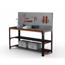 Стол металлический Metalex 201226, максимальная нагрузка 260 кг