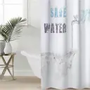 Шторка для ванной комнаты Доляна 7087777 180x180см цвет белый