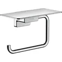 Держатель для туалетной бумаги Hansgrohe AddStoris 41772000 с полкой цвет хром