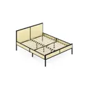 Кровать Solarius Kr180loft-van-black-orto 185 x 90 x 206 см сосна цвет бежевый