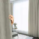 Комплект штор на шторной ленте Юмарт 600x235 см цвет бежевый, нейтральный тауп