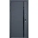 Входная дверь Diva STR МХ-45 205x86см левый цвет Д15 софт шампань/черный кварц с зеркалом