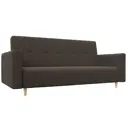 Диван раскладной Лига диванов Диван-книжка Вест 217x100x93 см рогожка цвет амур коричневый