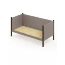 Кровать Solarius Тахта сплошное основание 110 x 101 x 170 см дерево цвет мокко мусс;венге