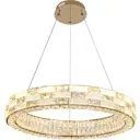 Светильник подвесной светодиодный Stilfort SF4014-03-06P Gabbana с пультом управления 20 м² регулируемый белый свет цвет золото