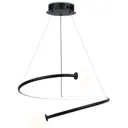Светильник подвесной светодиодный Ambrella Comfort fl66293 с пультом управления 18 м² теплый белый (желтый) свет цвет белый
