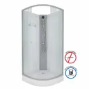 Душевая кабина Niagara 43011423BK низкий поддон 90x90см