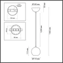 Светильник подвесной светодиодный Odeon light Caucho 7062-1 3 м² теплый белый (желтый) свет цвет бронза/темное дерево
