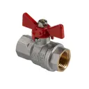 Кран шаровой прямой Valtec 554935 PN40 1/2" ВР латунь ручка бабочка