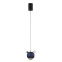 Светильник подвесной светодиодный Crystal Lux Amigo blue 2 м² нейтральный белый свет цвет синий