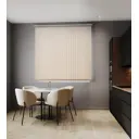 Комплект вертикальных жалюзи Унистайл Vzhblbez 185x220 см алюминий цвет бежевый