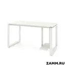 Письменный стол ПС-26769.70x120:AA.25/04-04 Zamm Зета (Тип 4) 120x75x70 см Металл цвет белый