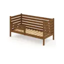 Кровать Solarius Детская реечное 80x101x150 см Сосна цвет темный дуб