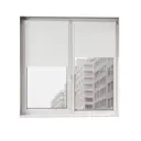 Рулонная штора блэкаут Унистайл RKRBLBEL062130, 62x130 см, цвет белый