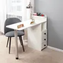 Стол рабочий маникюрный Letta Blues 46.8x90.4x98 см цвет белый