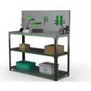 Стол-верстак Metalex Kit 204170 950x1700x400 мм, максимальная нагрузка до 260 кг