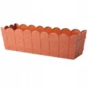 Балконный ящик 2737-010 Form-plastic 55 см 15 см 12 л полипропилен оранжевый/медный