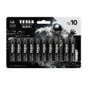 Батарейка алкалиновая Tesla AA Black+ 10 шт.