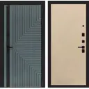 Входная дверь Labirintdoors Кредор П05 правый 205x88см цвет серо-зеленый с патиной/венге светлый