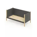 Кровать Solarius Тахта реечное основание 90 x 101 x 210 см дерево цвет темно-серый;лакированный