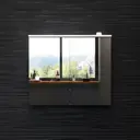 Шкаф зеркальный подвесной с LED подсветкой AM.PM Spirit 2.0 M70AMCX1001WG 100x68 см цвет белый глянец