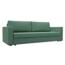 Диван Лига диванов Лига-006 225x85x79 см рогожка цвет зеленый