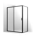 Душевая перегородка Ambassador 17021222AB-90AB 90x200см черный профиль