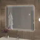 Зеркало для ванной Cezares Duet CZR-SPC-DUET-900-800-LED-TCH с подсветкой 90x80см