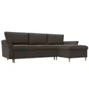 Диван Лига диванов София 223x91x148 см рогожка цвет коричневый