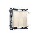 Выключатель встраиваемый Ambrella volt Альфа MA305010 3 клавиши цвет бежевый глянец