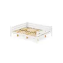 Кровать Solarius Tahta160-190bel-orto 170 x 63 x 200 см сосна цвет белый