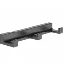 Вешалка Wonzon & woghand 16x2.1x4.2 см 3 крючка цвет графит