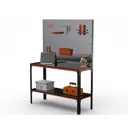 Стол-верстак Metalex Kit 204676 950x1300x600 мм, максимальная нагрузка до 260 кг