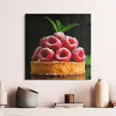Картина без рамки Postermarket Малиновый пирог 40x40 см