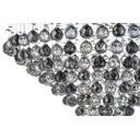 Люстра потолочная Arti lampadari Flusso nickel h 1.4.80.517 n 24 лампы 30 м² цвет прозрачный никель