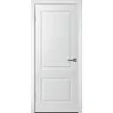 Комплект межкомнатной двери Wanmark Стефани-2 глухая 200x90см эмаль цвет белый с коробом и наличниками